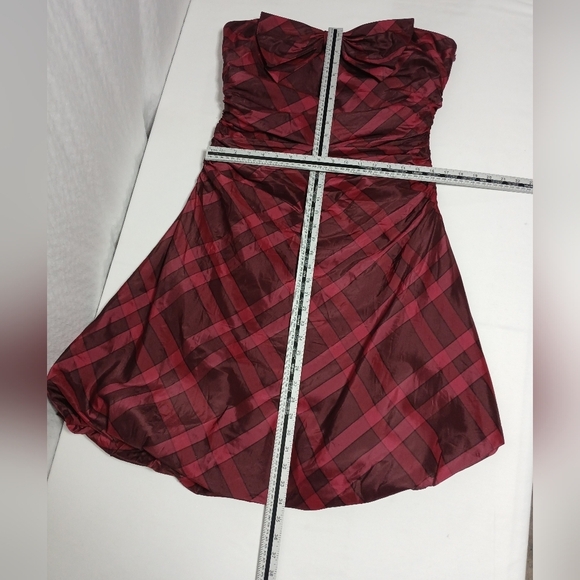 Kay Unger Silk Taffeta Bubble Hem Mini Dress. Size 14 - Picture 5 of 11